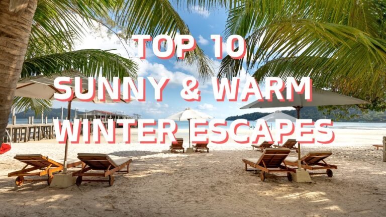 TOP 10 SUNNY WARM WINTER ESCAPES in US: Best Sunny Destinations Beat the Cold #traveltips #adventure