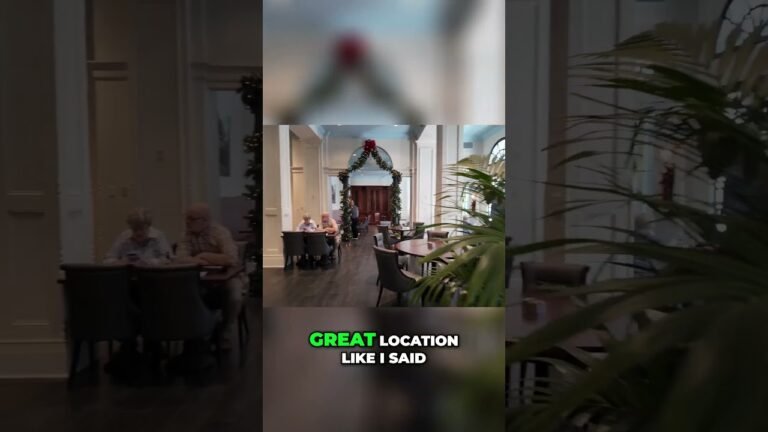 Luxury Hotel Lobby Tour  Christmas Decor & Bars