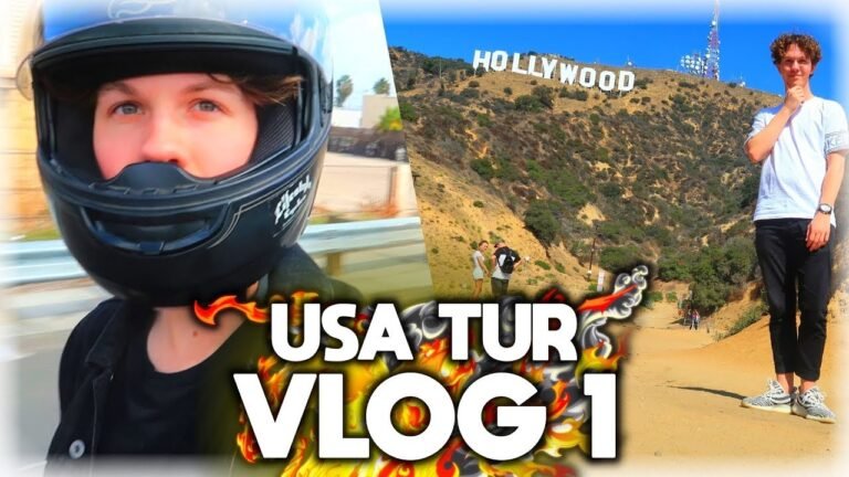 JEG TAGER TIL HOLLYWOOD OG LEJER SINDSSYG BIL!! – USA TUR // VLOG 1