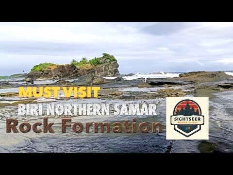 Biri Island Rock Formations | Exploring the Hidden Gems of Northern Samar, Philippines #shorts