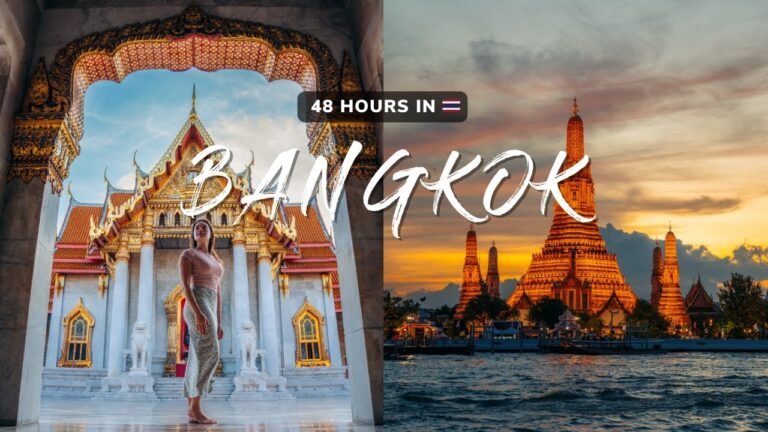 Bangkok in 48 Hours 🇹🇭: Temples, Michelin Star Meal & Sunset River Cruise
