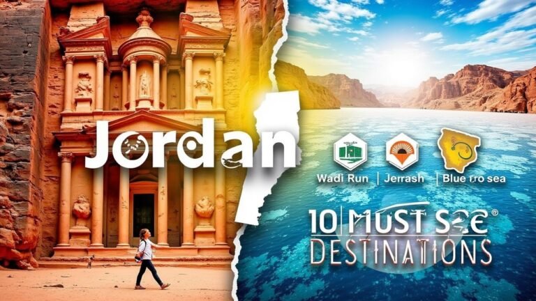 Top 10 Places To Visit In Jordan 🇯🇴 | Discover The Hidden Wonders of the Middle East!