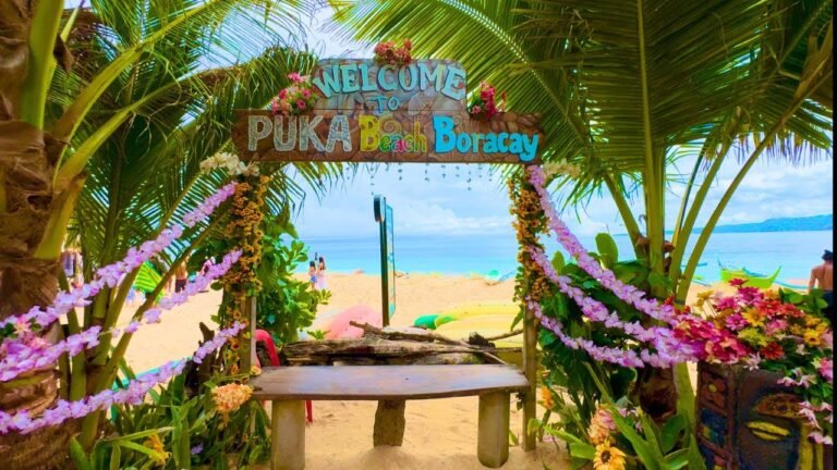 Boracay’s Secret Beach? 🌴 Puka Shell Walk, Philippines in Stunning 4K UHD 🇵🇭