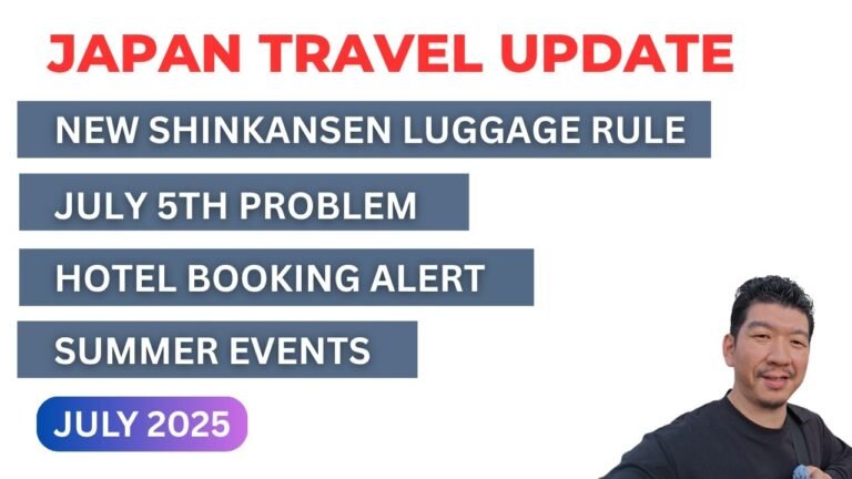 Coming to Japan in July 2025? What You MUST Know First!