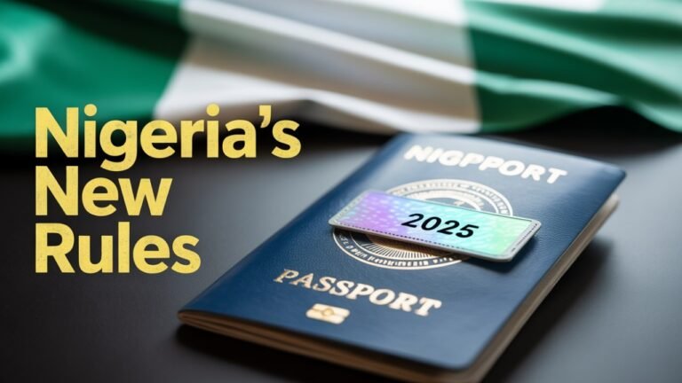 Nigeria’s New Immigration Rules 2025 e Visa, Expired Passports, Exit Cards & More!
