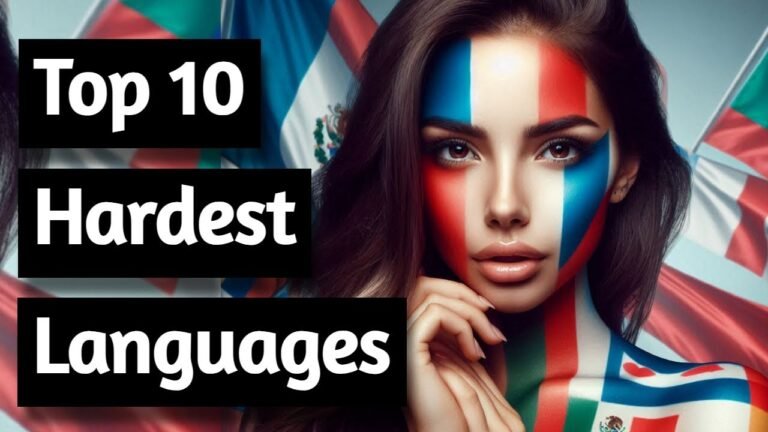 Top 10 HARDEST Languages to Learn