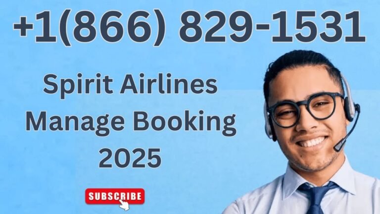 Spirit Airlines Manage Booking: Call (866)829-1531 to ChangeSpirit Airlines Flights (EASY!)