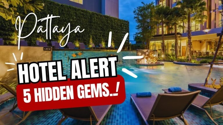 5 Hidden Gem Hotels in Pattaya Near Nightlife & Beach – Budget to Mid-Range! #thailand #pattaya