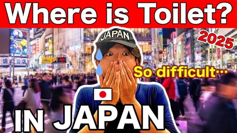 Finding Toilets in Japan/Where to find restrooms when you're out sightseeing in Japan | 2025 Updated