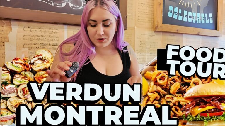 Montreal Food Tour of Verdun 🇨🇦 Best Restaurants & Hidden Gems!