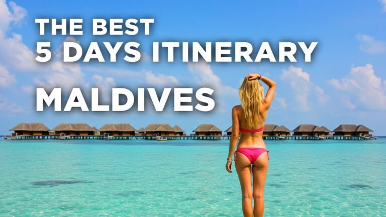 The Best 5 Days Itinerary Maldives Travel Guide – TommyTravelz