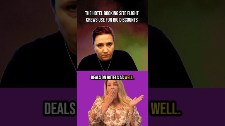 The SECRET Website Flight Attendants Use to Book Hotels #travel #traveltips #bookinghotels