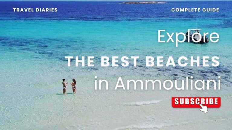 Top 5 Stunning Ammouliani Beaches to Visit | Ammouliani Greece Beaches Guide