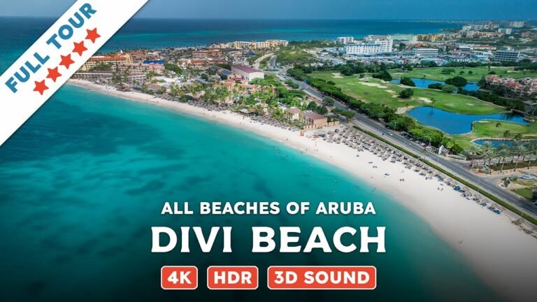 Divi Beach, Aruba — Beach Walking Videos of ALL Beaches of Aruba (4K, HDR, 3D Sound)
