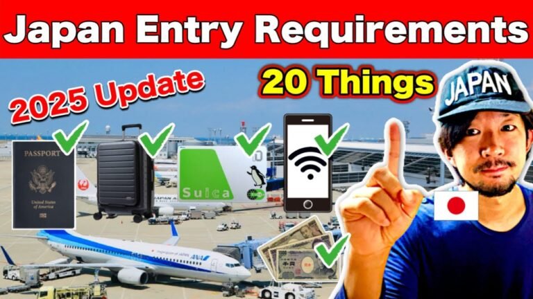 Japan Entry Rules Explained 🇯🇵 What to Know Before & After Arrival (2025 Update)
