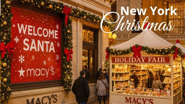 🎄New York City Christmas 4K Walk 2025 Macy’s holiday magic, lights & festive NYC you must see!
