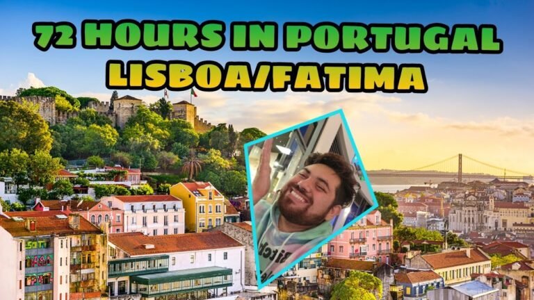 72 Hours In PORTUGAL! Things to do in LISBOA AND FATIMA! Travel Vlog