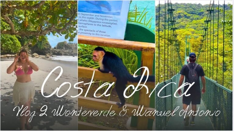 Monteverde & Manuel Antonio Costa Rica Vlog 🇨🇷 Cloud Forest, Beaches, Waterfalls & Our Engagement!