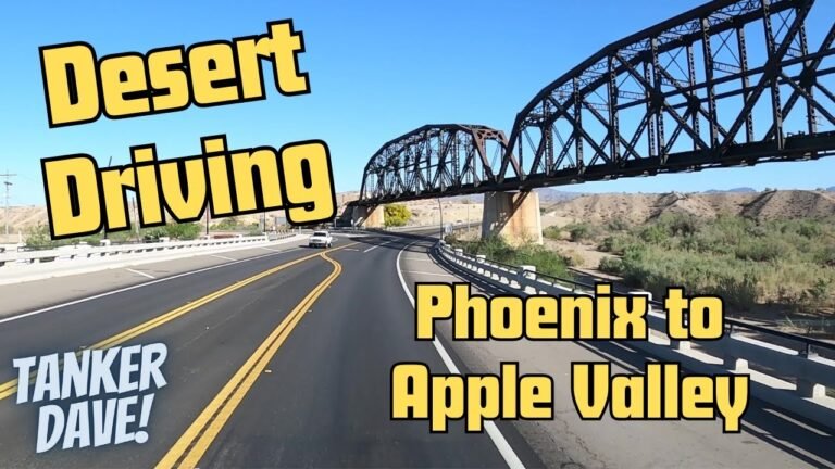 Surviving a desert drive from Phoenix to Apple Valley, CA!
