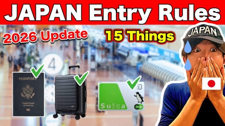 Japan Entry Rules 2026 – New Travel Rules Before You Go