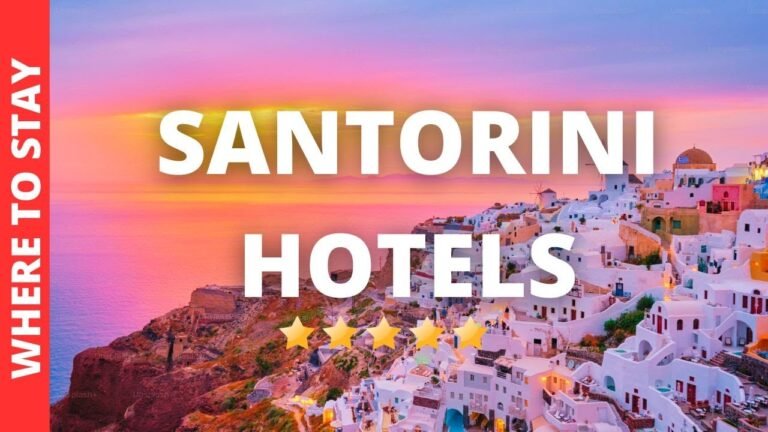 10 BEST Hotels In Santorini Greece & Where to Stay in Santorini