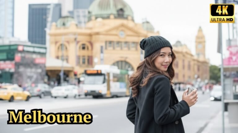 Early Morning City Walk 4K