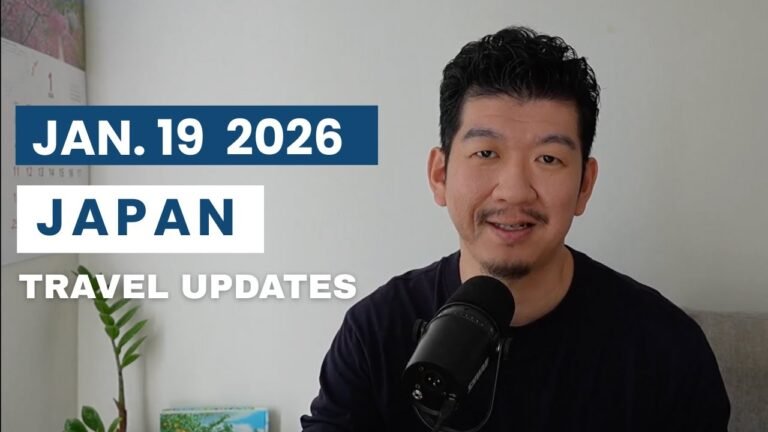 January 19, 2026 Japan Travel Update
