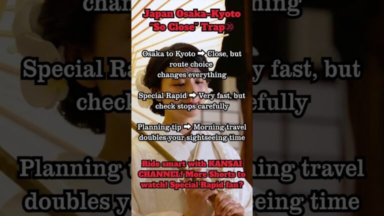 Osaka Japan Travel Guide, Kansai Airport to Namba Station, Osaka to Kyoto Train Tips for Foreigners!