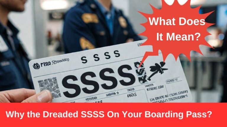 Why TSA Flags You – SSSS on Your Boarding Pass?