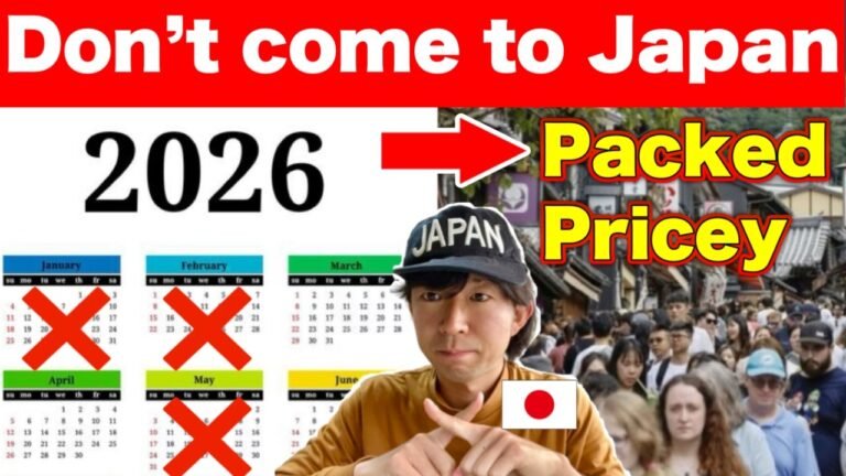 Don’t Come to Japan During These Months (2026 Update) | Best & Worst Times Explained