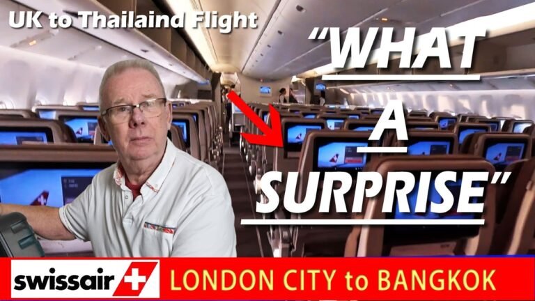 Swiss Air's Almost Secret Route | London City to Bangkok is Surprising