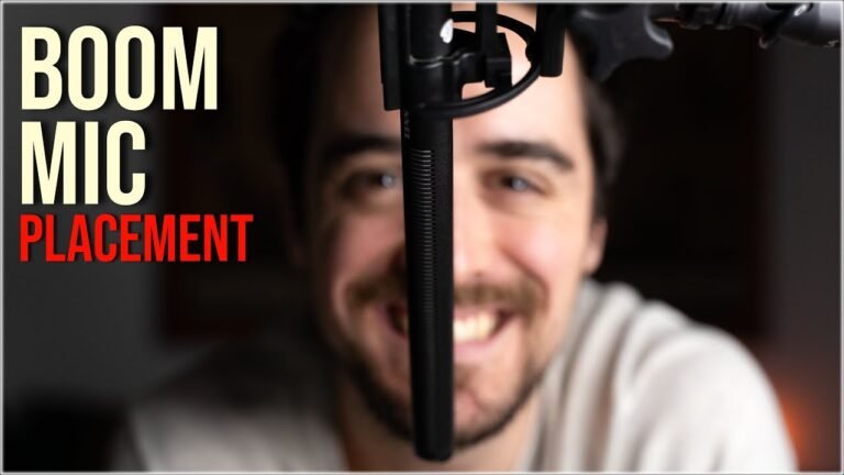How To Place Your Boom Microphone