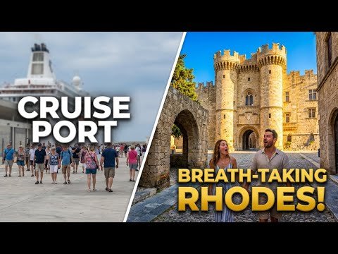 Cruise port walk: Medieval Rhodes Greece streets that took our breath away!