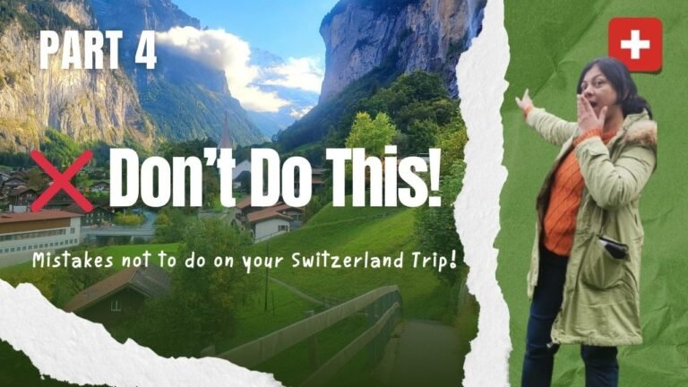 Switzerland: The Don'ts of Visiting Switzerland (2026 Guide)
