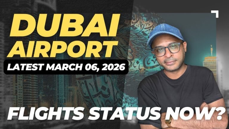 Dubai Airport Update: Flights Resume Amid Crisis – March 6, 2026