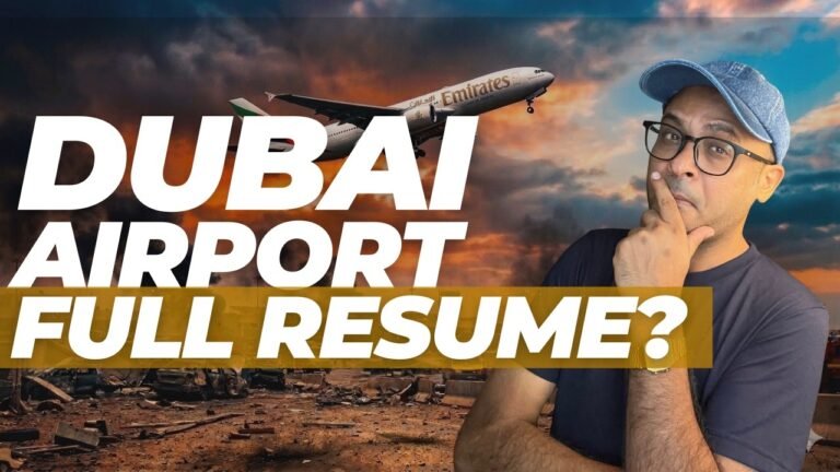 Dubai Airport Update: When Will Flights Fully Resume?