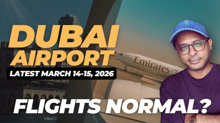 Dubai Airport Flights: UAE flights RECOVERING & New Schedules- March 14-15