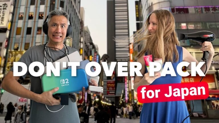 Japan Packing Done Right! What to Bring, Skip & Buy