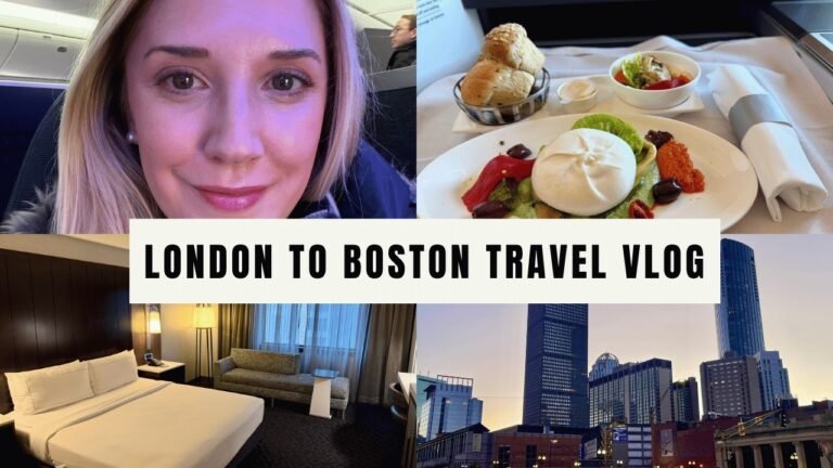 London to Boston Travel Day Vlog ✈️ Packing, Flight Upgrade + Real Life Chaos