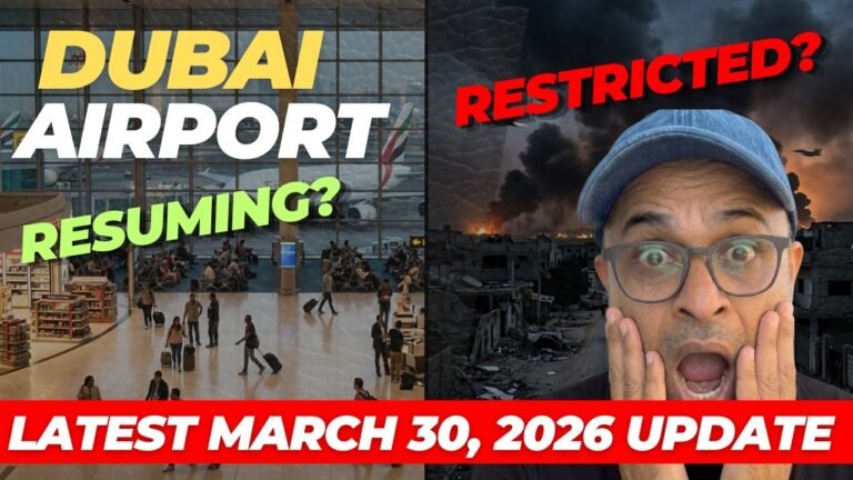 Dubai Airport Update: Flights Limited, Airlines Resume Slowly | March 30, 2026