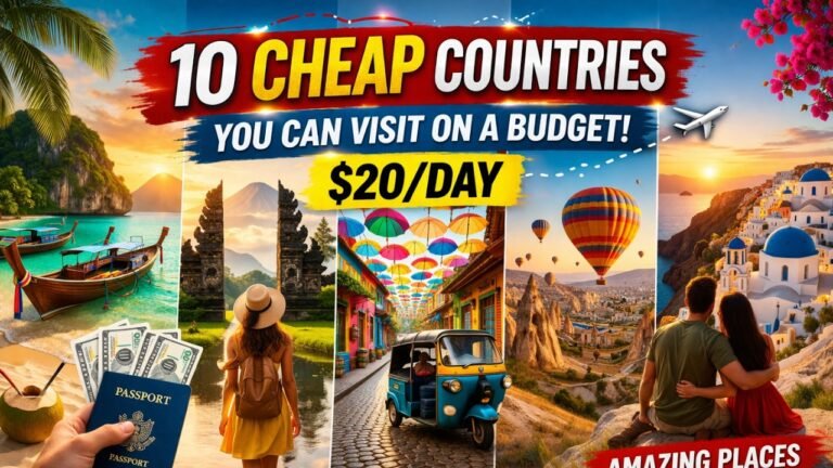 10 Cheap Countries You Can Visit on a Budget (Travel for Less!)