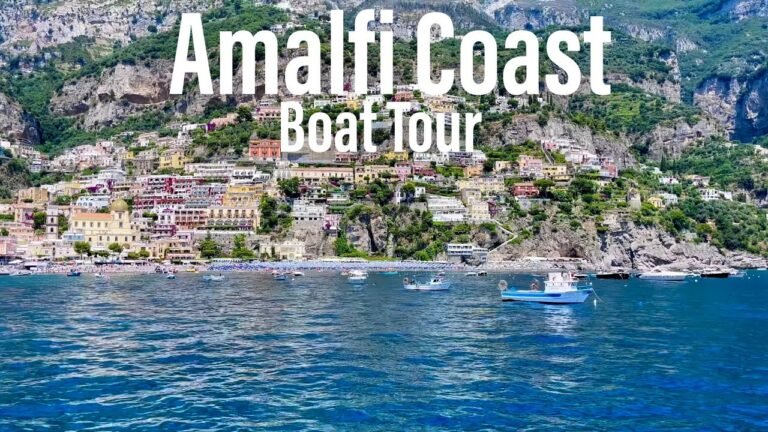 Amalfi Coast, Italy Boat Tour | Coastline Journey and Sea Views | 4K 60fps HDR (30 min)