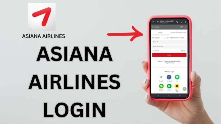 How to Login Asiana Airlines Account 2024? Asiana Airlines Login