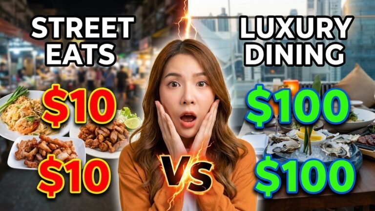 Bangkok $10 vs $100 Eats  Shockingly (Worth It)