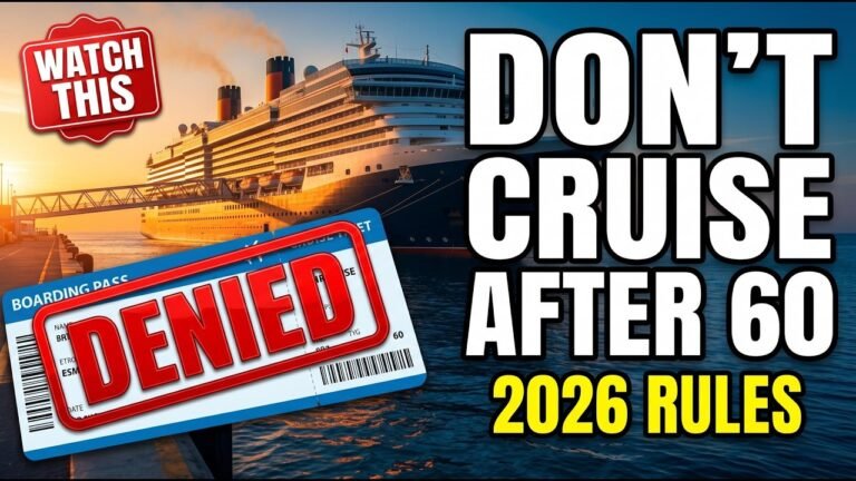 Cruising Over 60 in 2026 Watch This Before You Go First 🚢