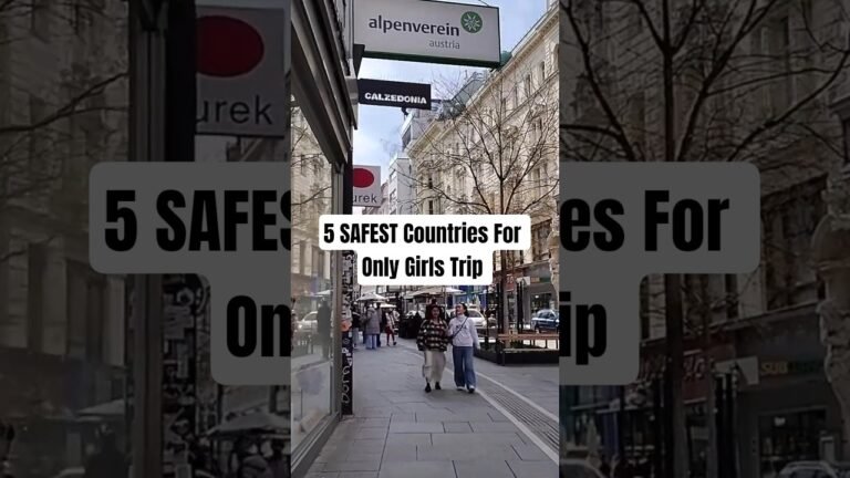Safest Countries in Europe for Girls Trip 🇪🇺 #travelsmart #traveltips