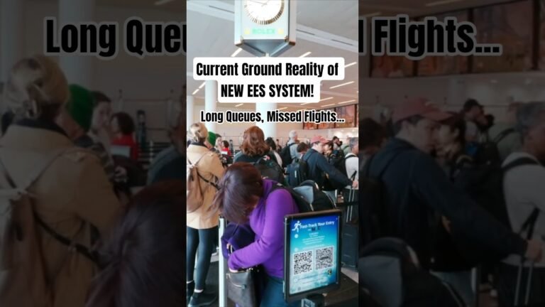 EES Reality: 3-Hour Queues & Missed Flights 🚨