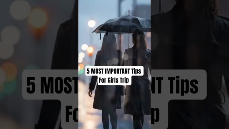 Solo & Girls Trip – 5 IMPORTANT Safety Tips You MUST Know 🚨 #traveltips #travelsmart