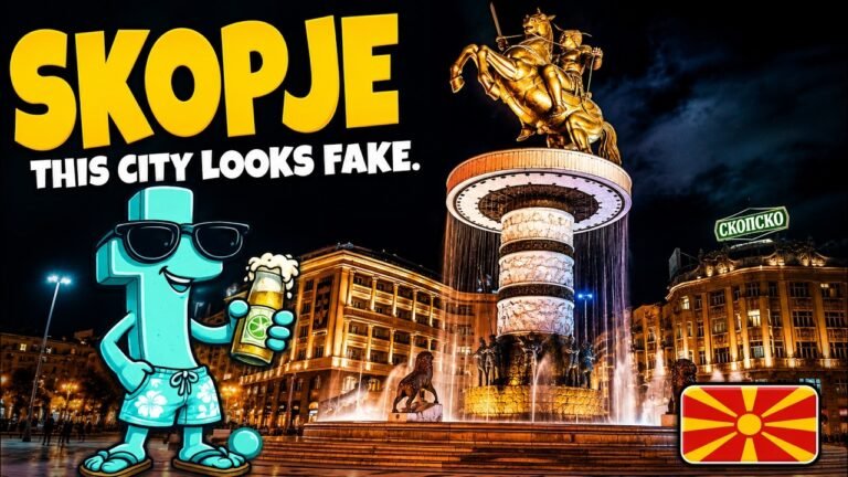Skopje Looks Fake — But Everything Is Real  (North Macedonia Travel Guide)
