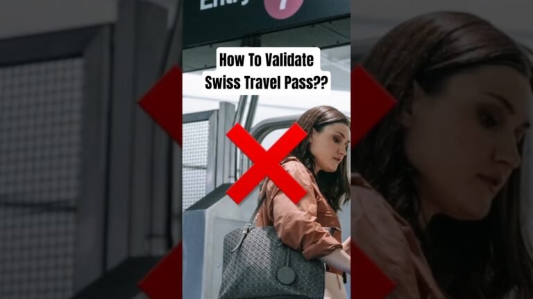 How to validate Swiss Travel Pass  #travel #swisstravelpass